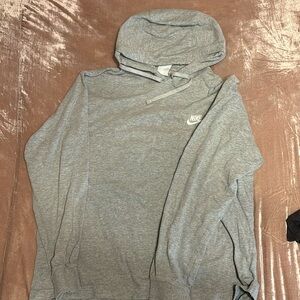 grey nike hoodie